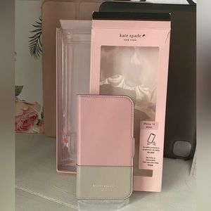 Kate spade phone case with card holder and cover 12 mini